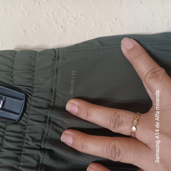 MONDETA Olive Green Women's Shorts - Picture 3 of 4